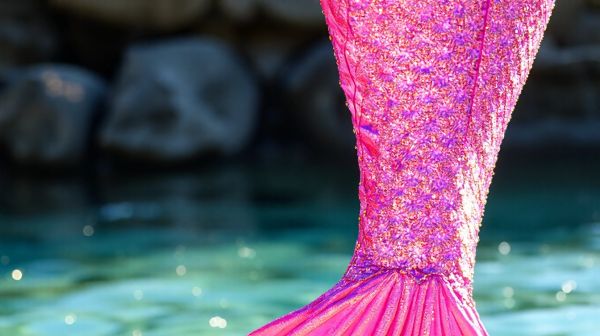 Disfraz de sirena: eligiendo la cola rosa perfecta