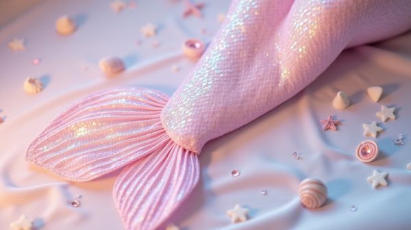 La cola de sirena rosa ideal para tus disfrazes perfectos